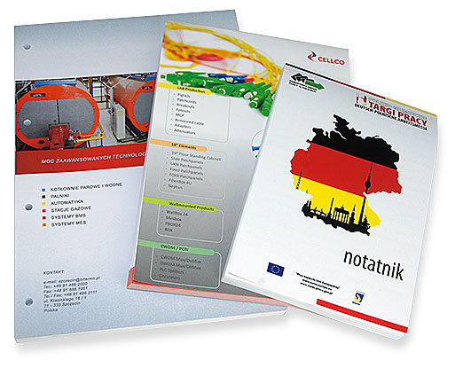 Werbescheine mit farbigem Einband