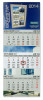 Dreiteilige Kalender 