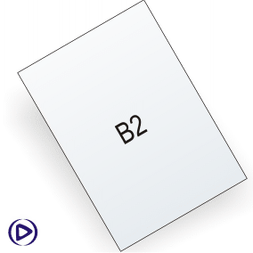Offsetdruck von Bögen im B2-Format
