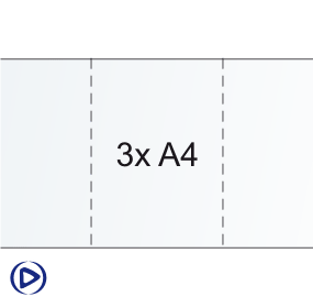 Werbebroschüren 3xA4, gehefaltet