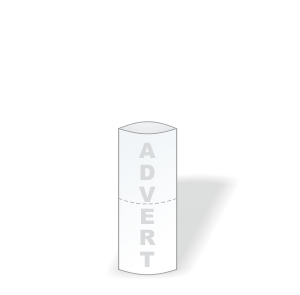 (500x1100) Totem display flash, elliptical, automatic (500x1100) Totem display flash, elliptical, automatic