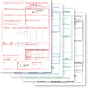(210x297) CMR-Block, 25 Sätze (1 + 3), weißes Papier, Farbdruck
