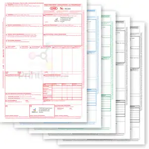 (210x297) CMR-Block, 20 Sätze (1 + 4), weißes Papier, Farbdruck