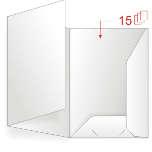 Präsentationsmappen S231 - Rückenbreite 1 mm