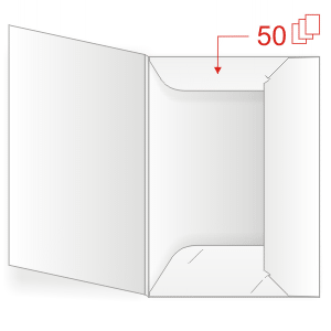 Präsentationsmappen L325 - Rückenbreite 5 mm